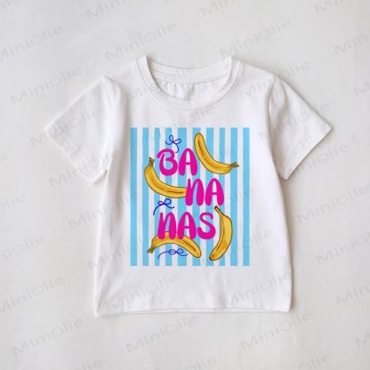BANANAS Family White Striped Matching T-Shirt - White - Baby T-Shirt: 2-3T - image 3