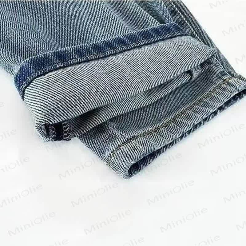 CUTE PUPPY Toddler Boy Washed Denim Pants - image 4