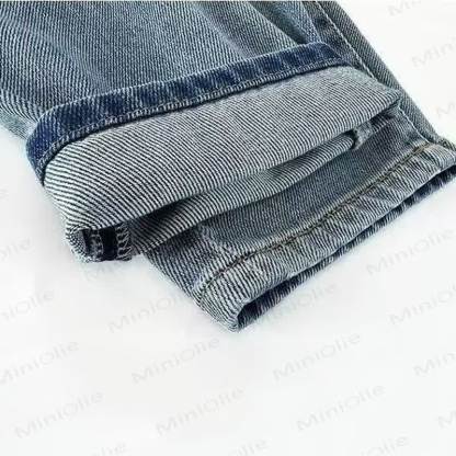 CUTE PUPPY Toddler Boy Washed Denim Pants - image 4