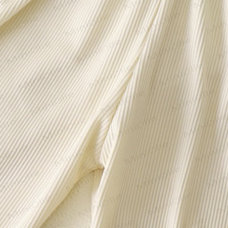 Toddler Solid Color Lightweight Ribbed Pants - image 9