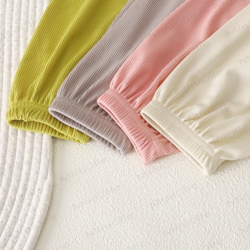 Toddler Solid Color Lightweight Ribbed Pants - image 10