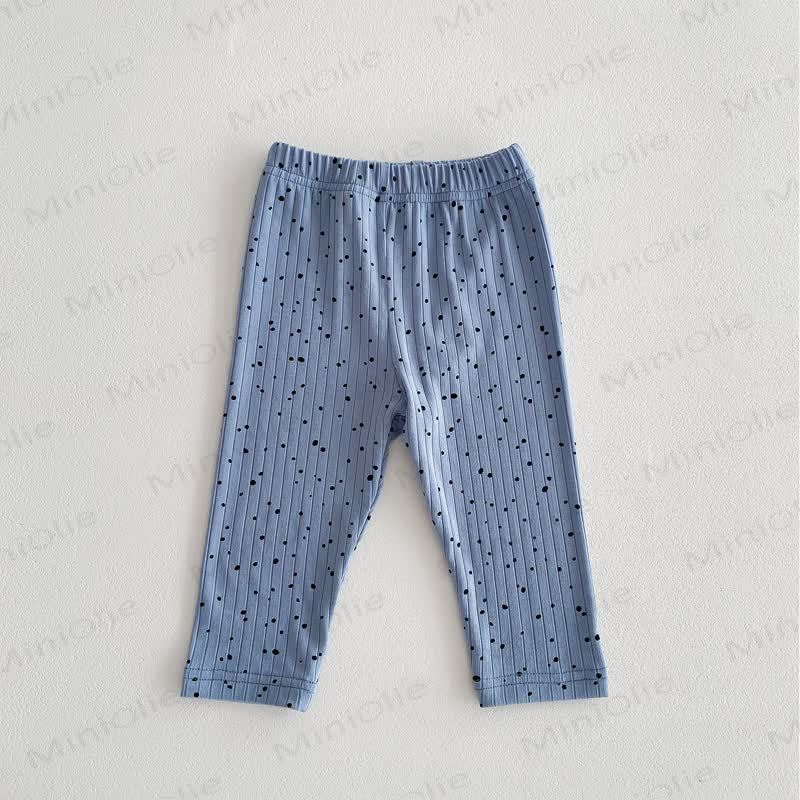Baby Polka Dot Ribbed Leggings - image 14