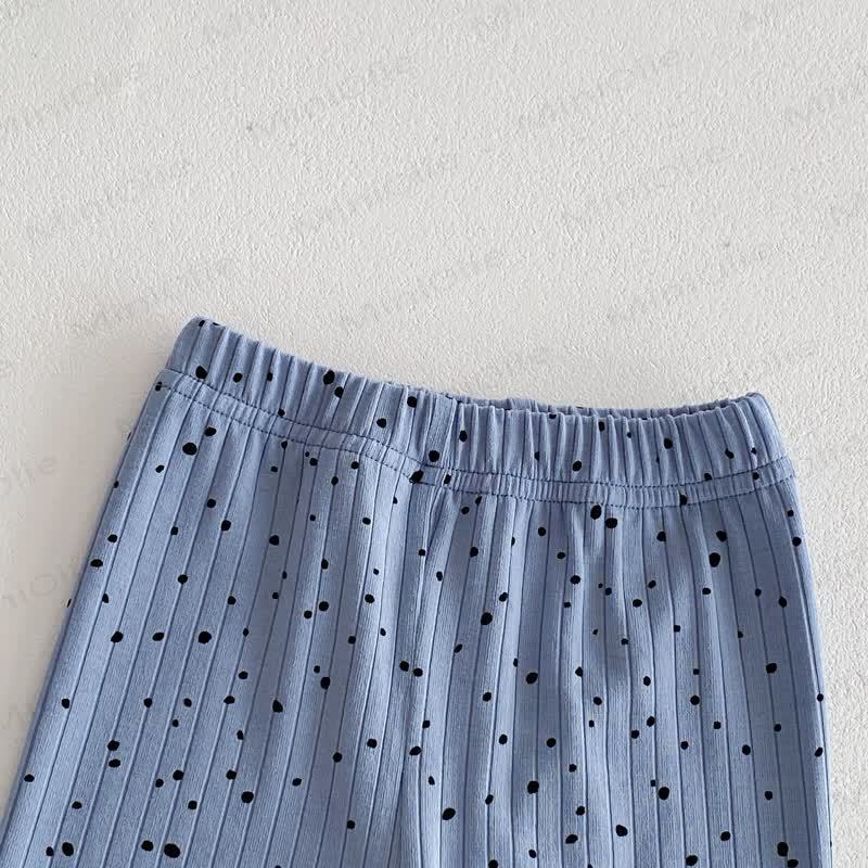 Baby Polka Dot Ribbed Leggings - image 15