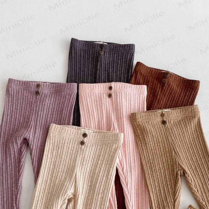 Toddler Ribbed Button Leggings - image 14