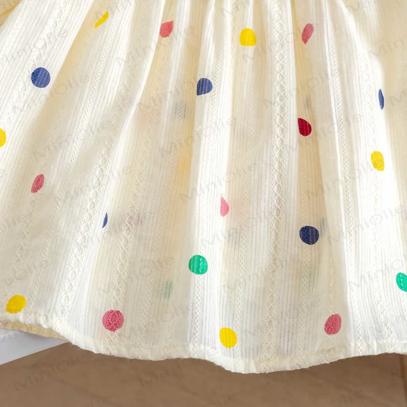 Baby Toddler Girl Polka Dot Babydoll Shirt - image 5