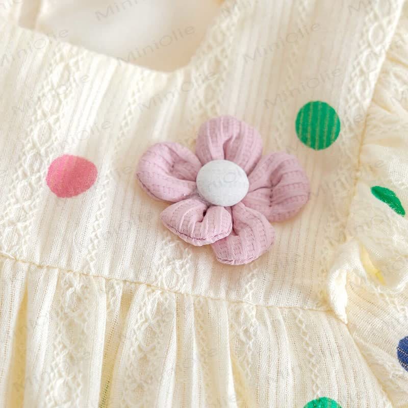 Baby Toddler Girl Polka Dot Babydoll Shirt - image 8