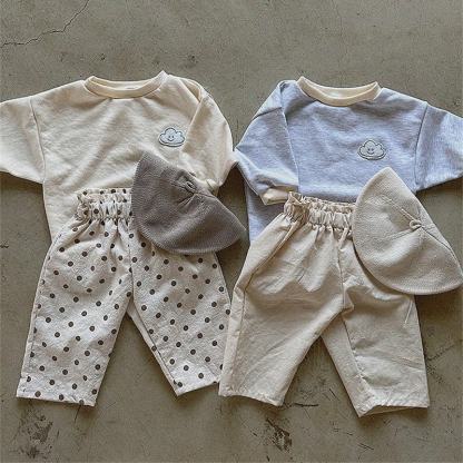 Toddler Baby Classic Pull On Casual Pants - image 8