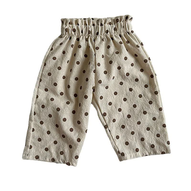 Toddler Baby Classic Pull On Casual Pants - White - 4-5T - image 5