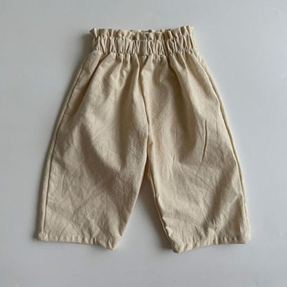 Toddler Baby Classic Pull On Casual Pants - Beige - 4-5T - image 2