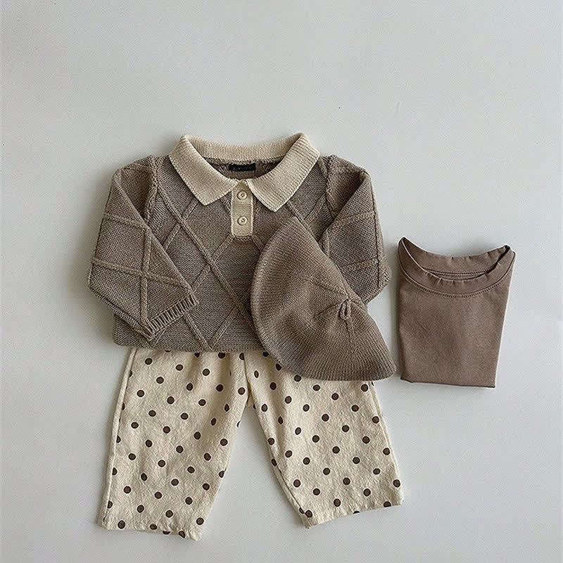 Toddler Baby Classic Pull On Casual Pants - image 7