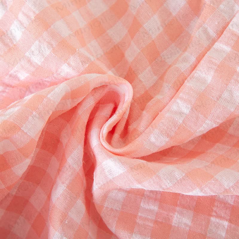 Toddler Baby Girls Gingham Long Sleeve Top and Pants 2-piece Set - image 10