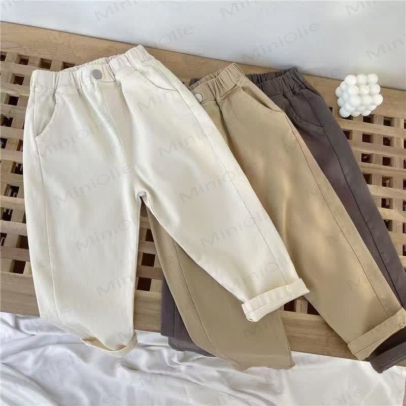 Toddler Boys Solid Color Casual Pants - image 1