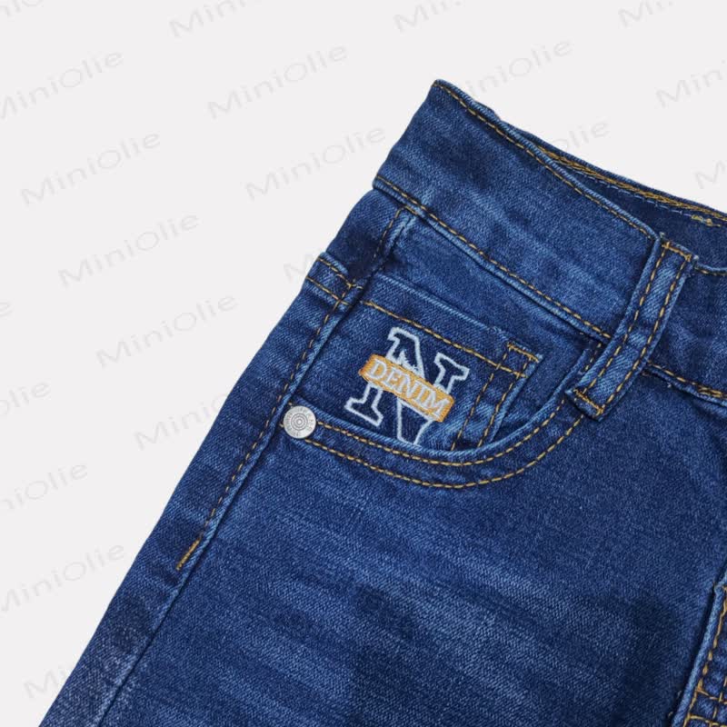 Toddler Baby Light/Dark Blue Denim Pants - image 6