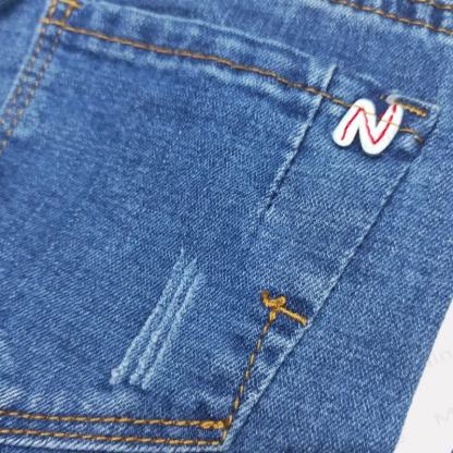 Toddler Baby Light/Dark Blue Denim Pants - image 8