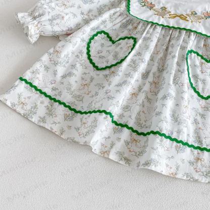Toddler Girl Duck Print Long Sleeve Dress - image 11