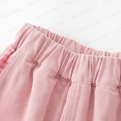 Toddler Girl Animal Print Plaid Trim Pants - image 6