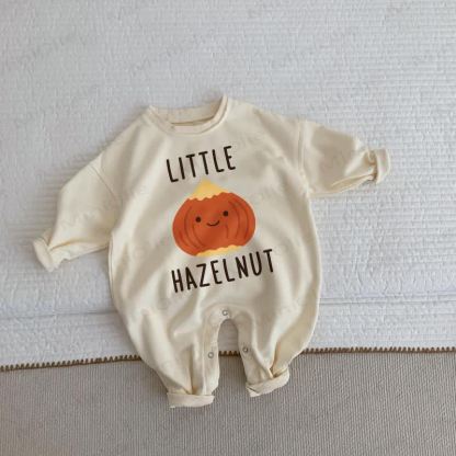 LITTLE HAZELNUT Baby Toddler Beige Romper - Beige - 2-3T - image 1