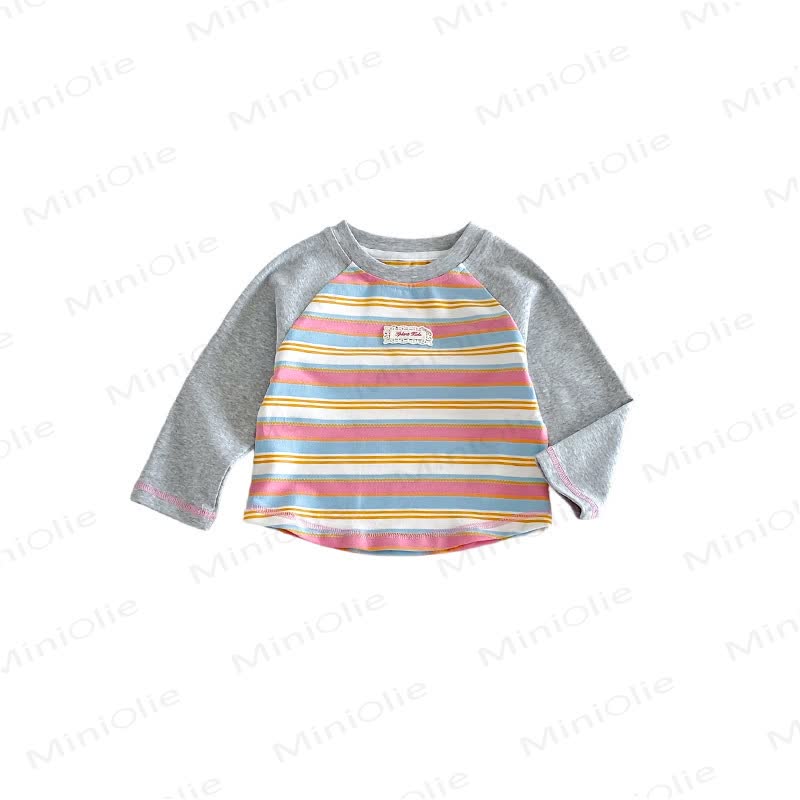 Baby Toddler Lace Label Color Block Long Sleeve T-Shirt - image 11