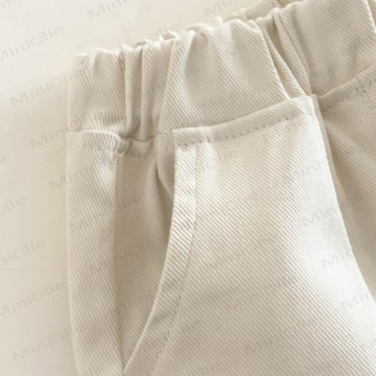 Baby Cartoon Embroidered Roll Cuff Pants or Shirt  - image 7