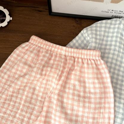 Toddler Animal Print Gingham Lounge Pyjama 2-piece Set - image 11