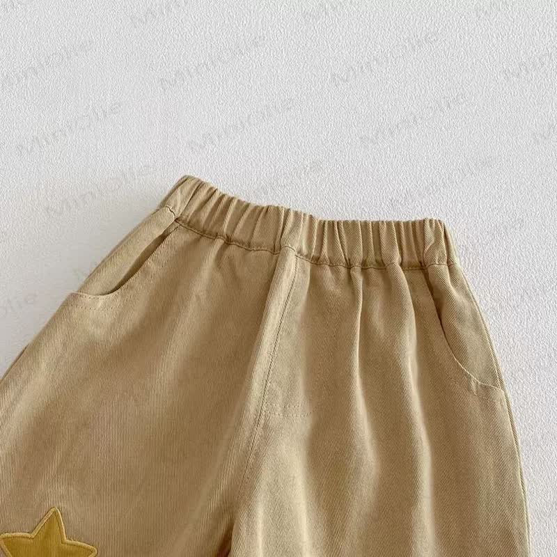 Toddler Baby Moon and Star Patch Relaxed Fit Pants - image 6