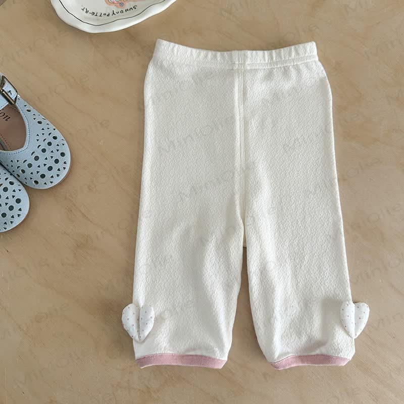 Baby Toddler Girl Solid Color Leggings - Beige - 2-3T - image 4