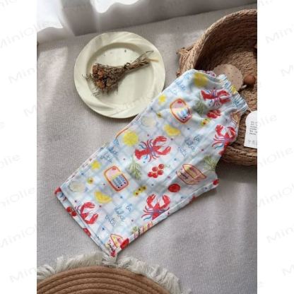 Baby Toddler Cartoon Print Pants - Blue Lobster - 4-5T - image 2