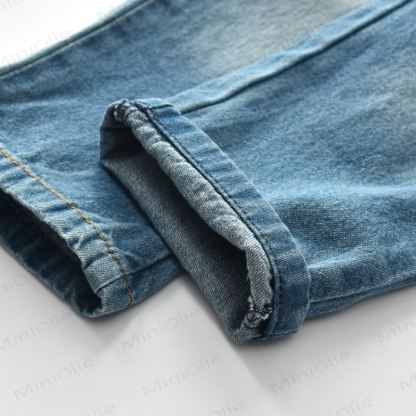Baby Toddler Boy Denim Blue Jeans - image 8