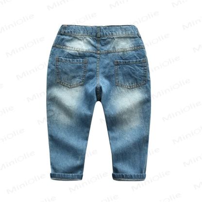Baby Toddler Boy Denim Blue Jeans - image 2