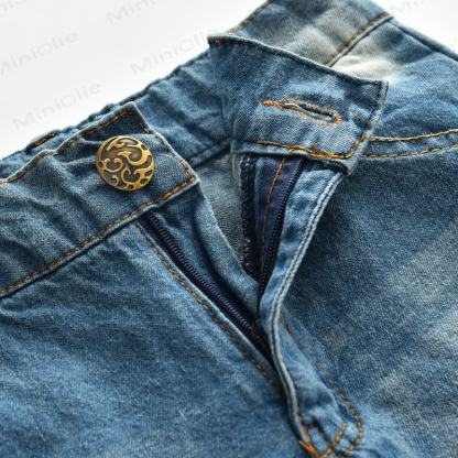 Baby Toddler Boy Denim Blue Jeans - image 4