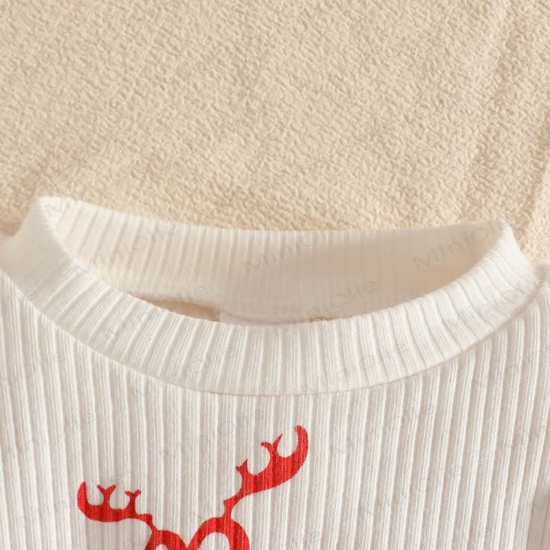 MERRY CHRISTMAS Baby Skirted Bodysuit Headband and Socks - image 11