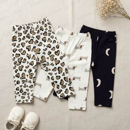 Baby Leopard/Puppy Printed Leggings - image 1