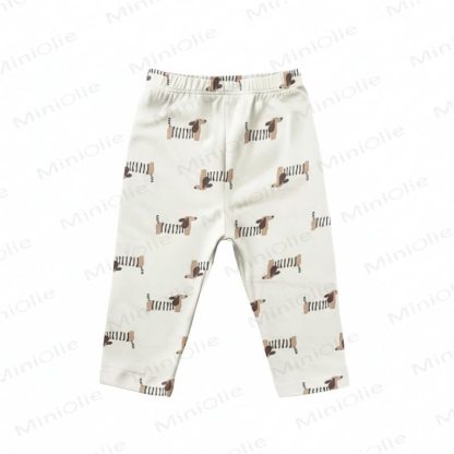Baby Leopard/Puppy Printed Leggings - image 3