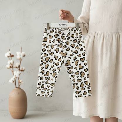 Baby Leopard/Puppy Printed Leggings - Leopard - 2-3T - image 4