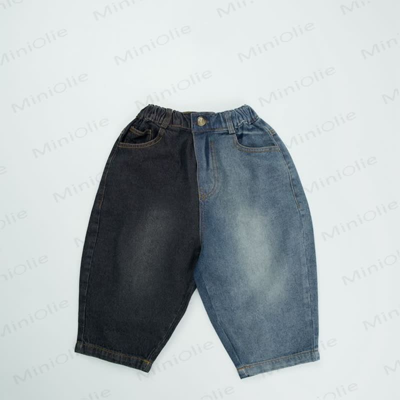 Toddler Baby Loose Fit Versatile Pants - Black & Blue - 6-7T - image 12