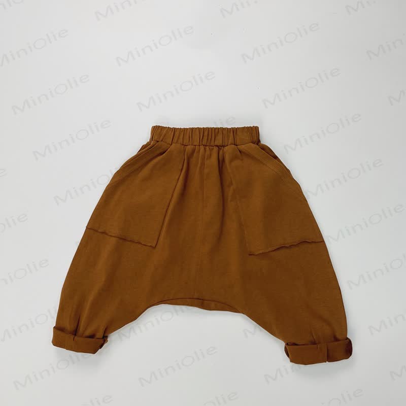 Toddler Baby Loose Fit Versatile Pants - Coffee Pocket - 6-7T - image 15