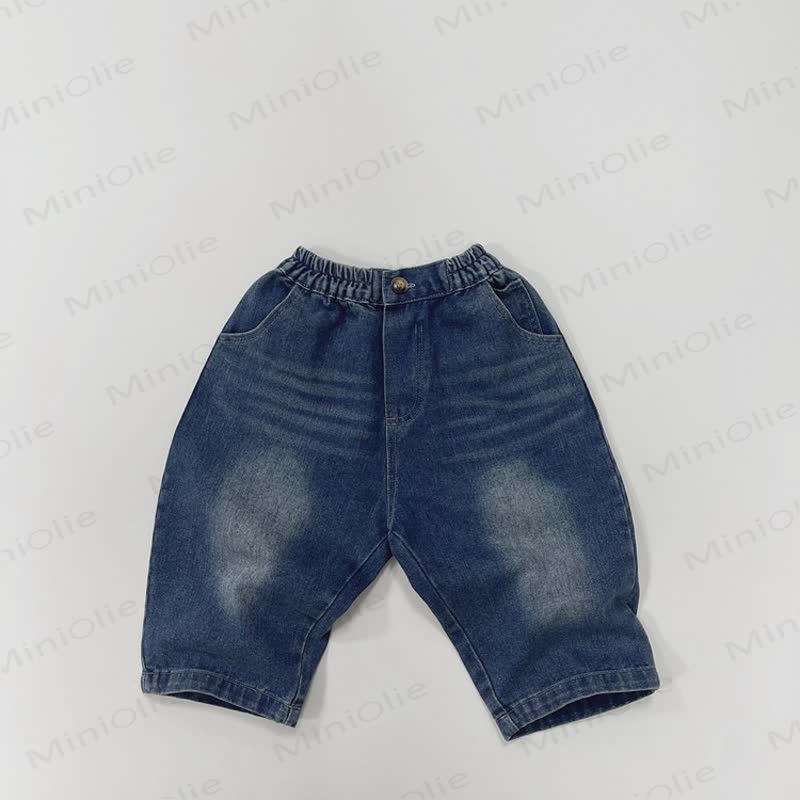 Toddler Baby Loose Fit Versatile Pants - Blue Denim - 6-7T - image 17