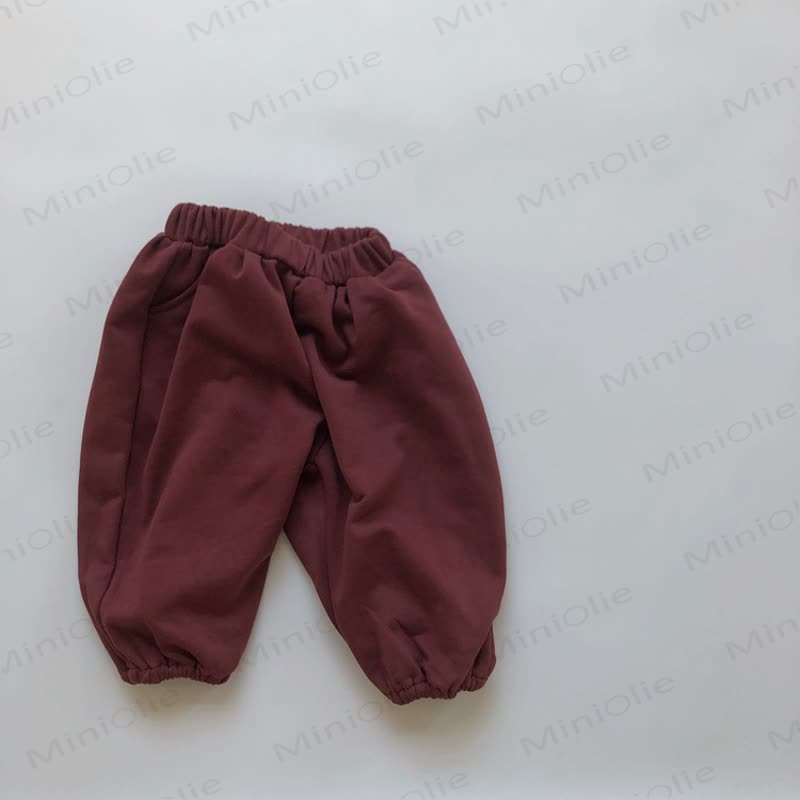 Toddler Baby Loose Fit Versatile Pants - Dark Red - 6-7T - image 21