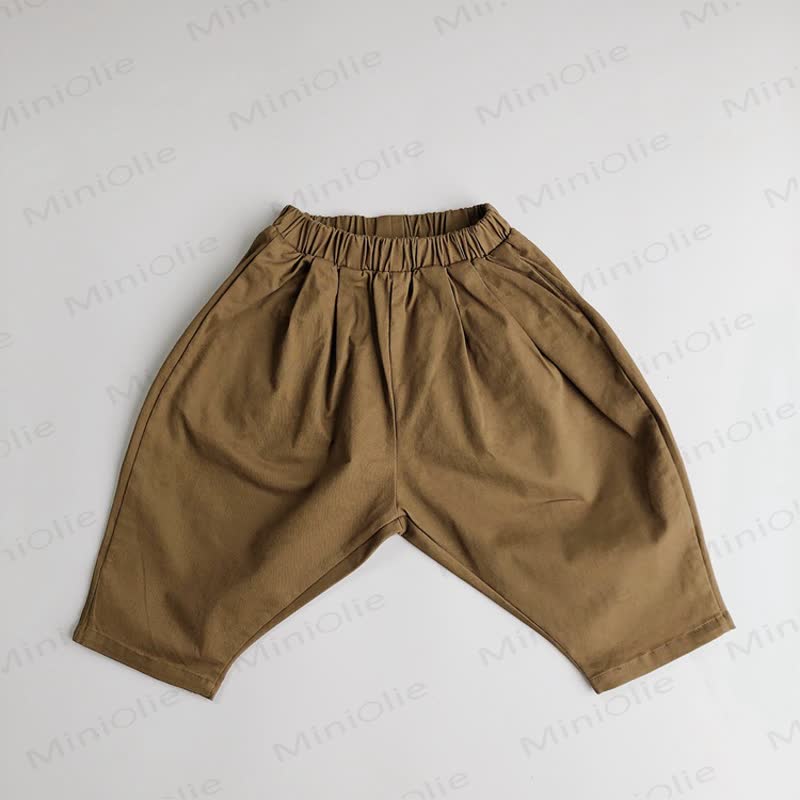 Toddler Baby Loose Fit Versatile Pants - Khaki Loose Fit - 6-7T - image 31