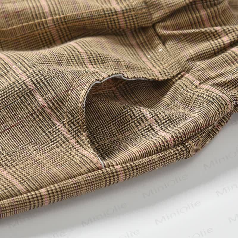 Toddler Boy Vintage Plaid Formal Set with Bow Tie - image 13
