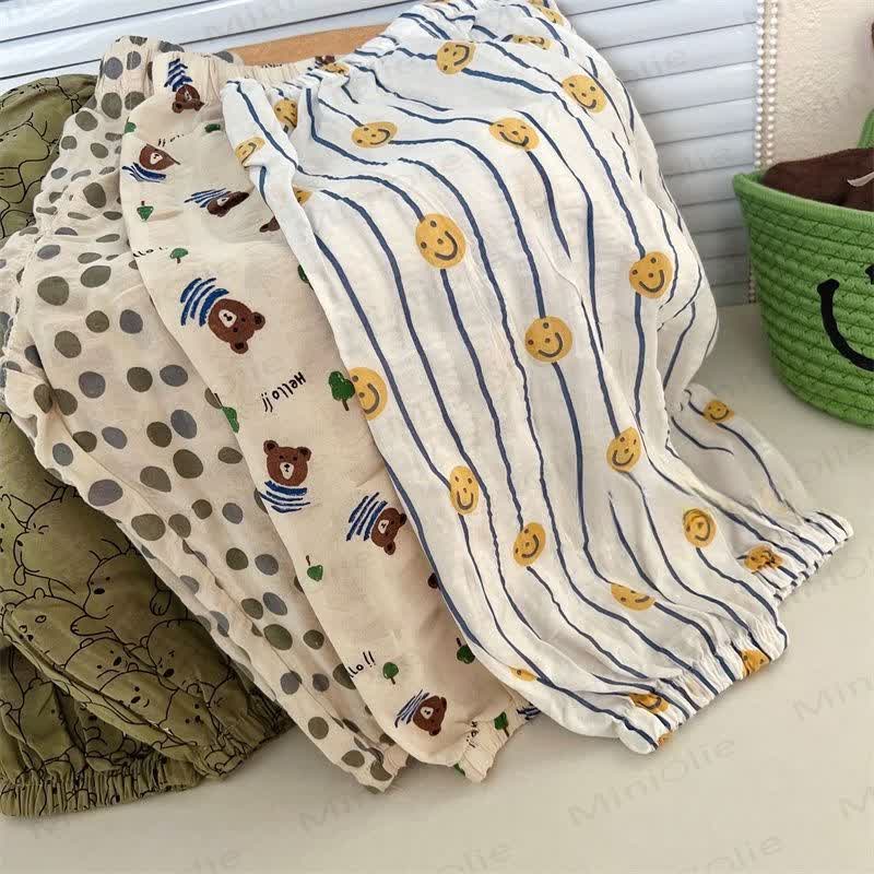 Toddler Baby White/Beige Lounge Pants - image 1