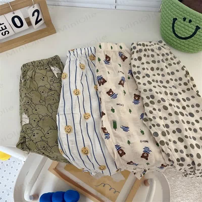 Toddler Baby White/Beige Lounge Pants - image 5