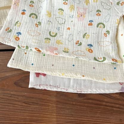 Toddler Baby Beige Print Long Sleeve Top and Pants 2-piece Set - image 11