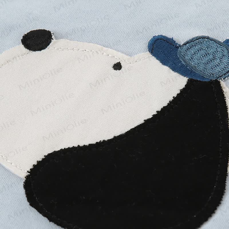 Baby Cartoon Applique Cotton T-Shirt - image 6