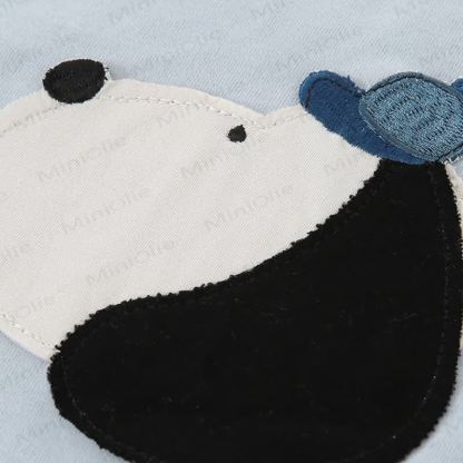 Baby Cartoon Applique Cotton T-Shirt - image 6