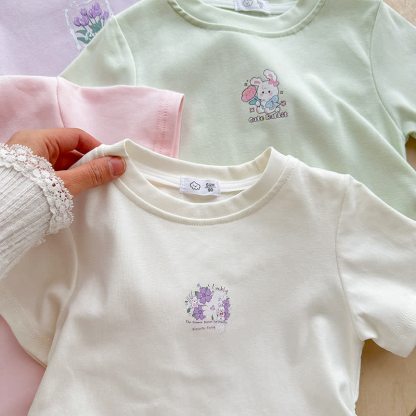 Toddler Girls Flower/Animal Print Tee and Pants 2-piece Set - image 7