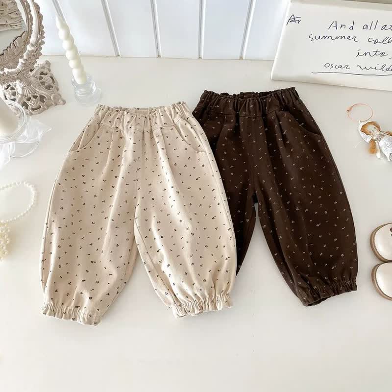 Baby Toddler Girls Floral Print Balloon Pants - image 1