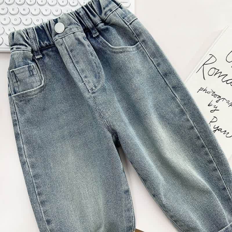 Toddler Boys Blue Vintage Relaxed Fit Denim Pants - image 3