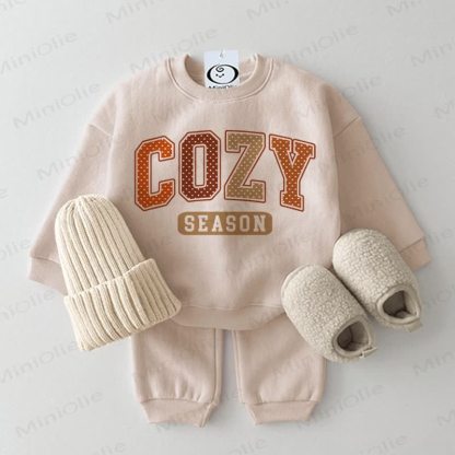 COZY SEASON Baby 2-piece Beige Set - Beige - 2-3T - image 1