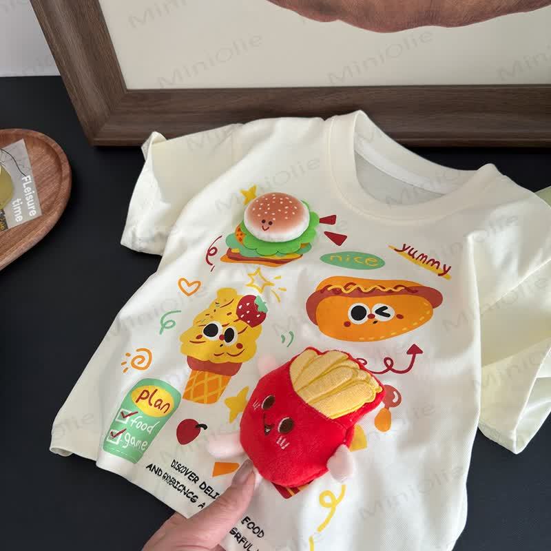 YUMMY Toddler Food Print T Shirt - image 9